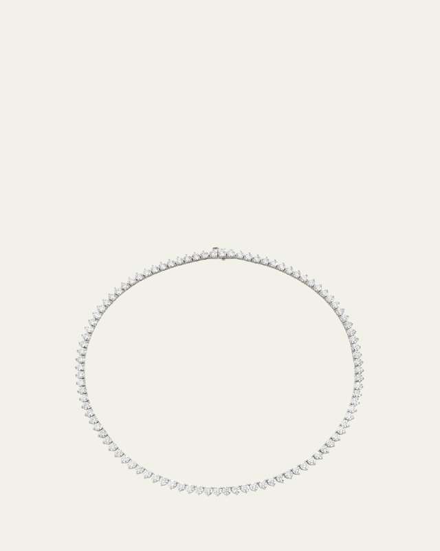 Lab Grown Diamond Tennis Necklace, Large